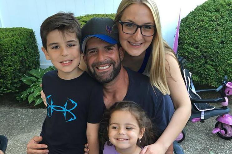 Renee and Peter Schillizzi with their children Brooke and Matthew. Brooke and her grandmother Maria Karpinski were killed in a fire at the family's house.