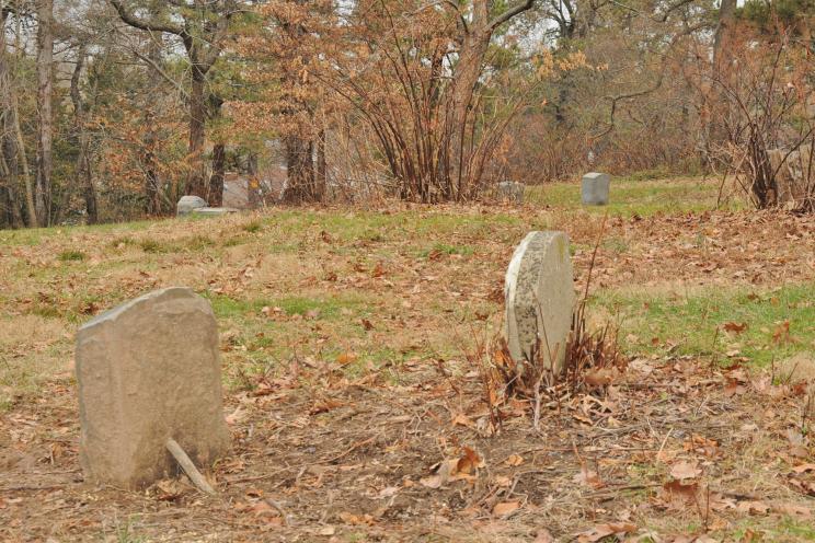 Gravestones at Snug Harbor Cemetery in Staten Island