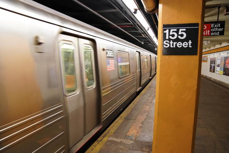 A general view of the 155th Street subway station.