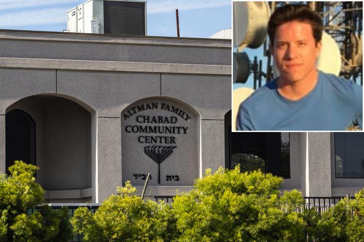 John T. Earnest (inset) has been identified as the suspect in the shooting at Chabad of Poway synagogue.