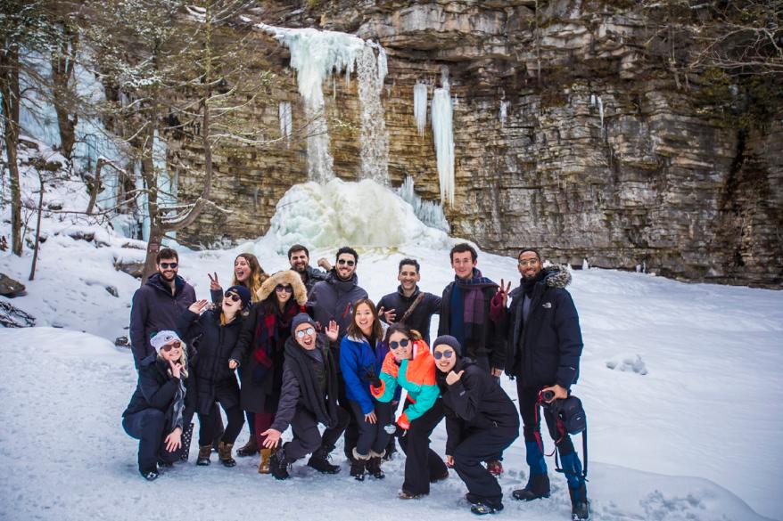 A recent weekend day trip to the Minnewaska State Park where Ollie residents hiked, followed by a whiskey tasting.