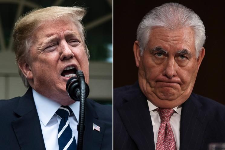 Donald Trump and Rex Tillerson