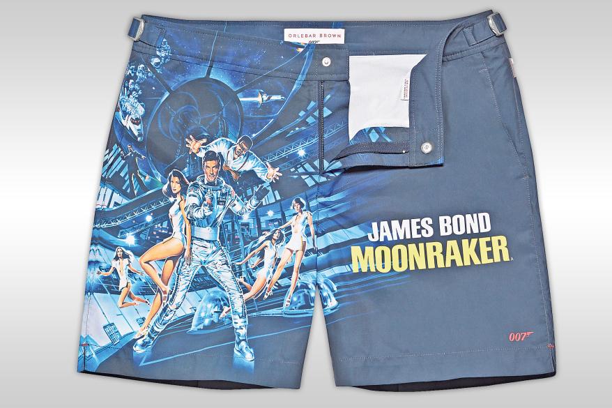 Bulldog “Moonraker” swim shorts, $395.