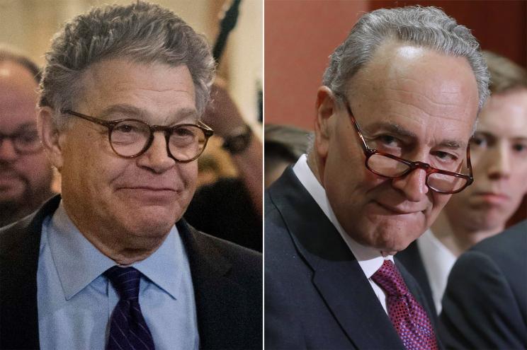 Al Franken and Chuck Schumer