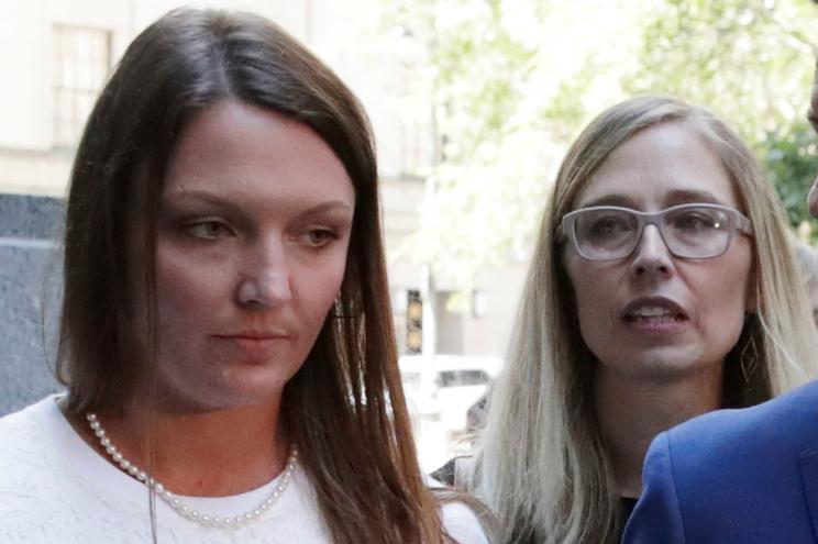 Alleged Jeffrey Epstein victims Courtney Wild (left) and Annie Farmer (right)