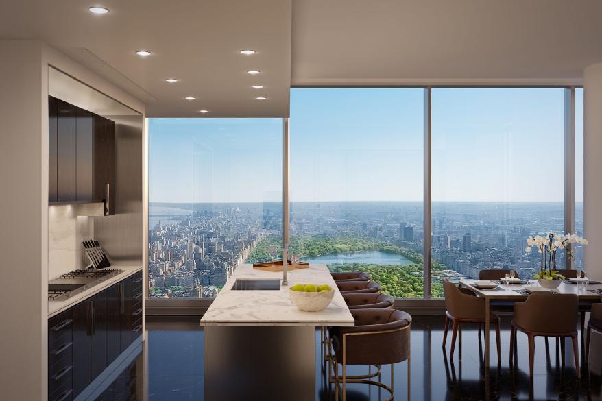 The north-facing apartments will have views of Central Park.