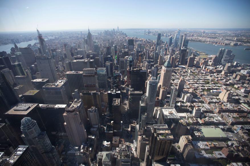 Apartments with southern-facing views will get glimpses of the Empire State Building, One World Trade Center and Hudson Yards.