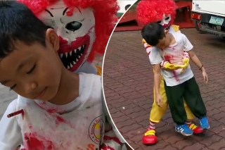 Creepy Ronald McDonald slays the competition