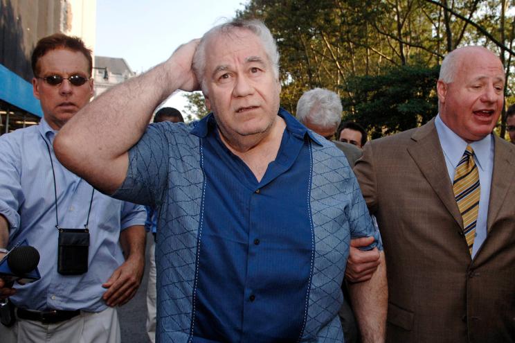 Former NYPD detective Louis Eppolito exits Brooklyn Federal Court on July 21, 2005.