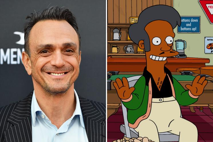 Hank Azaria steps down as the voice of Apu.