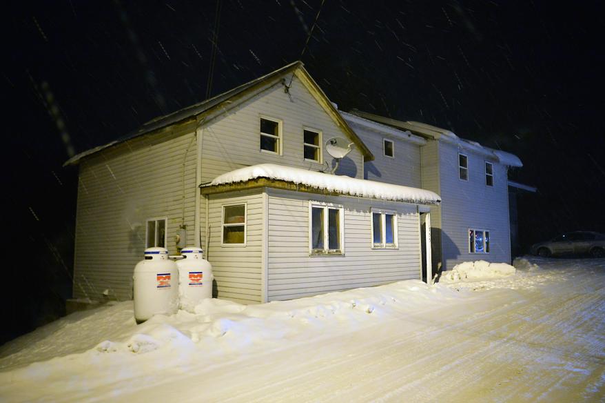 The home of Joyce Mitchell and husband Lyle Mitchell.