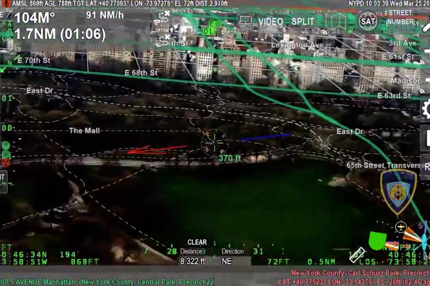 NYPD uses drones to monitor social distancing