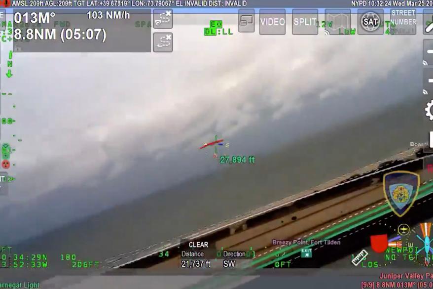 NYPD uses drones to monitor social distancing