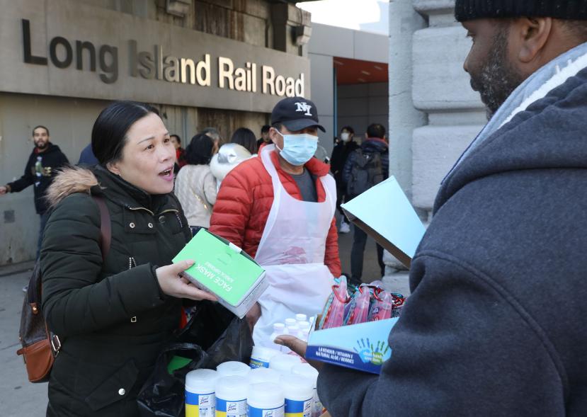 This woman bought 250 masks for $300.