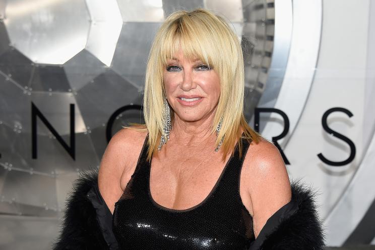 Actress Suzanne Somers attends the premiere of Columbia Pictures' "Passengers" at Regency Village Theatre on December 14, 2016 in Westwood, California.