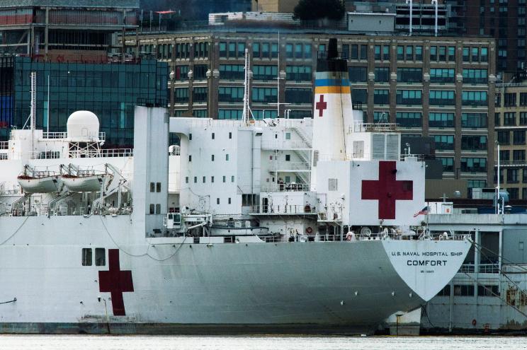 USNS Comfort, Javits Center still largely empty of NYC coronavirus patients