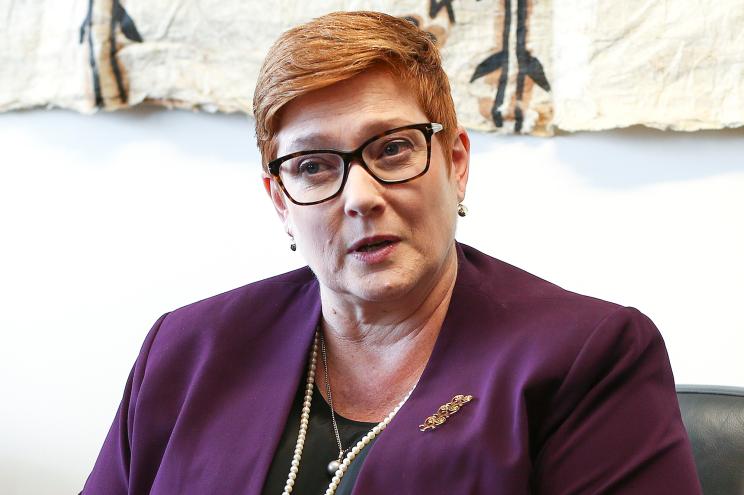 Australian Foreign Affairs Minister Marise Payne