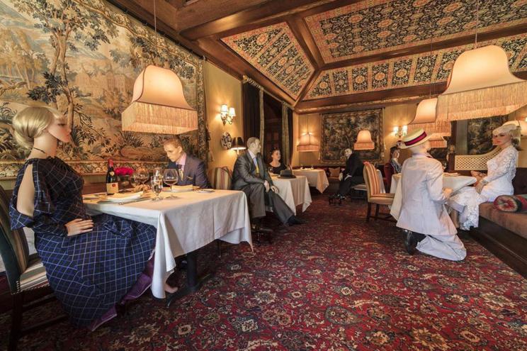 The Inn at Little Washington in Virginia has set up mannequins in its dining room as eat-in is not allowed