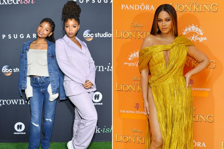 Chloe x Halle and Beyoncé.