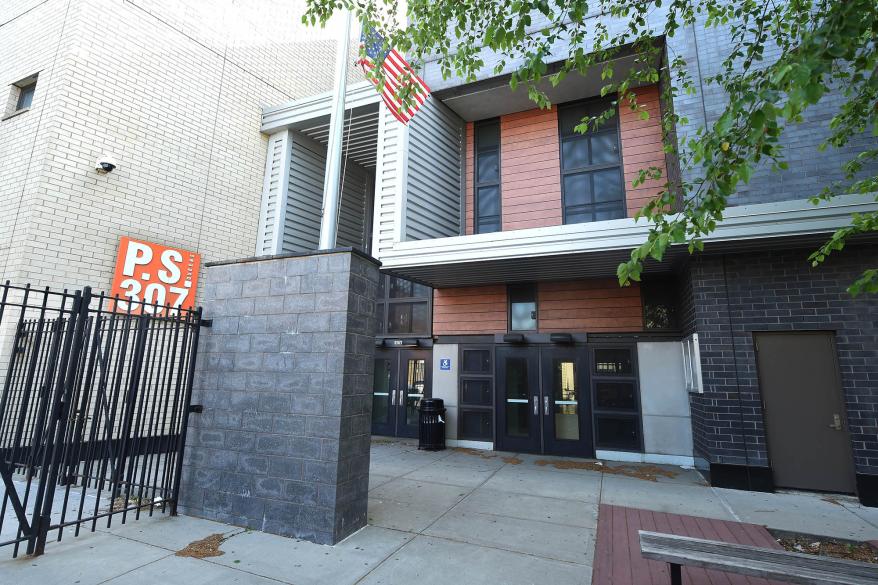 Real estate of P.S. 307 in Queens, where an anti-bias seminar was held for DOE staffers.