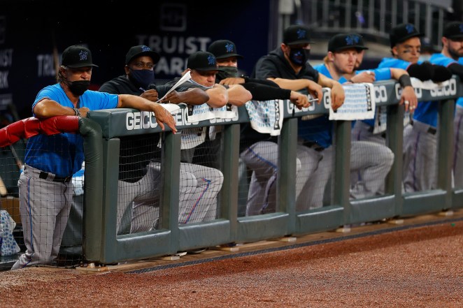 Marlins coronavirus outbreak MLB games canceled