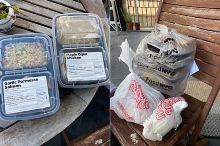 Emergency meals that were mistakingly sent to Elena Tavarez.