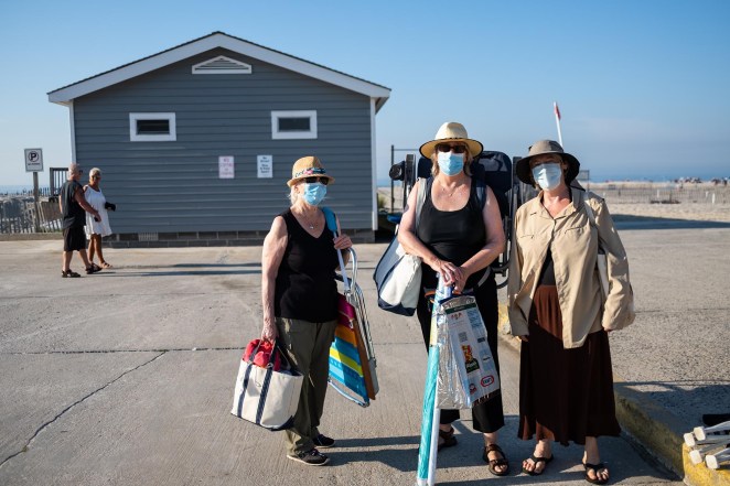 Barbara Collins (center)