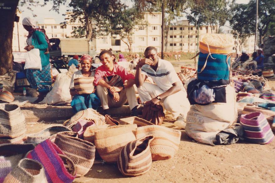 Malik and Barack in Kenya in 1988.