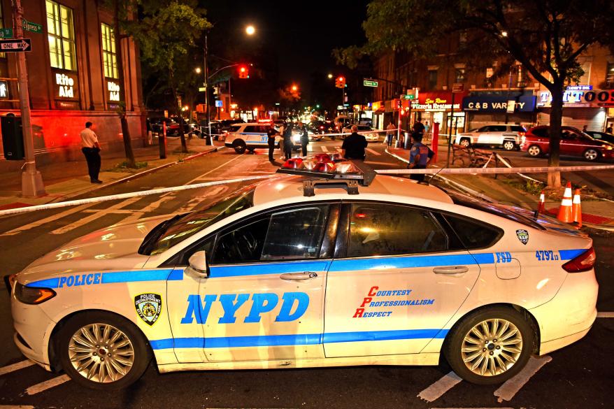 Both a man and a woman were shot this evening near the corner of Cypress Avenue and Myrtle Avenue in Ridgewood, Queens.