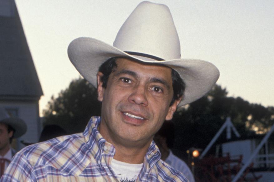 Actor Reni Santoni attending 'Ben Johnson Pro-Celebrity Rodeo Party' on August 11, 1989