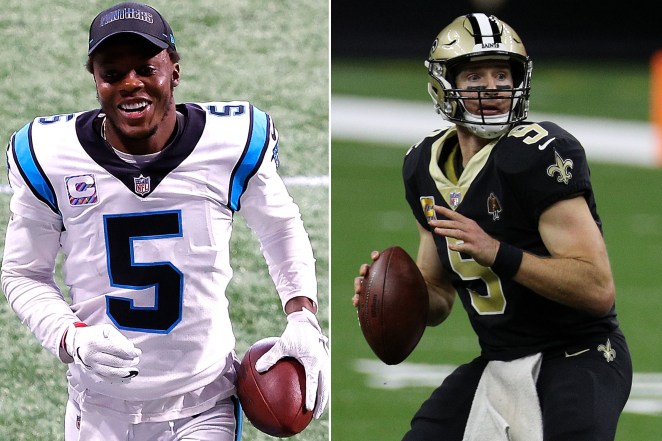 Teddy Bridgewater and Drew Brees