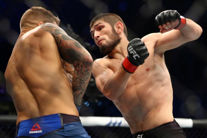 Khabib Nurmagomedov fights Dustin Poirier in Sept. 2019