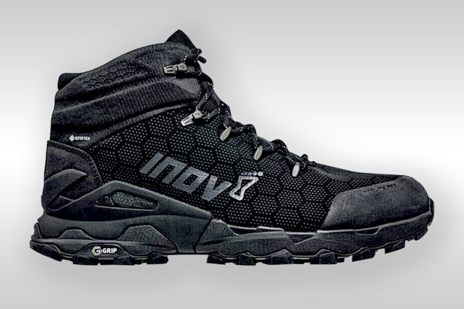 “Roclite Pro G 400” Gore-tex hiking boots, $235 at Inov-8.com