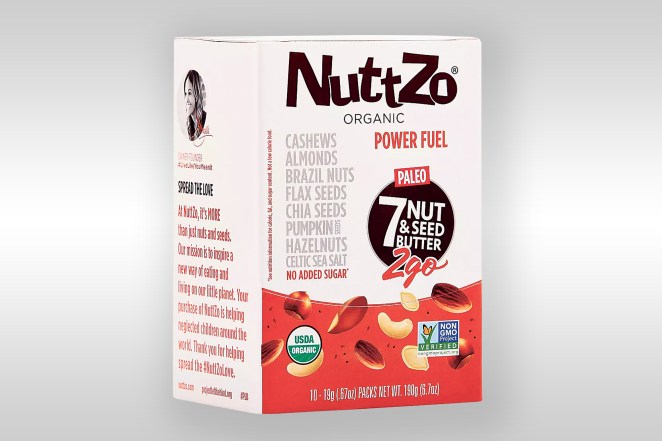 Organic Paleo Power Fuel 2go (box of 10), $14 at NuttZo.com