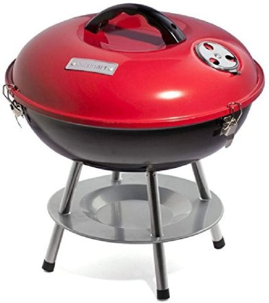 A Cuisinart portable charcoal grill