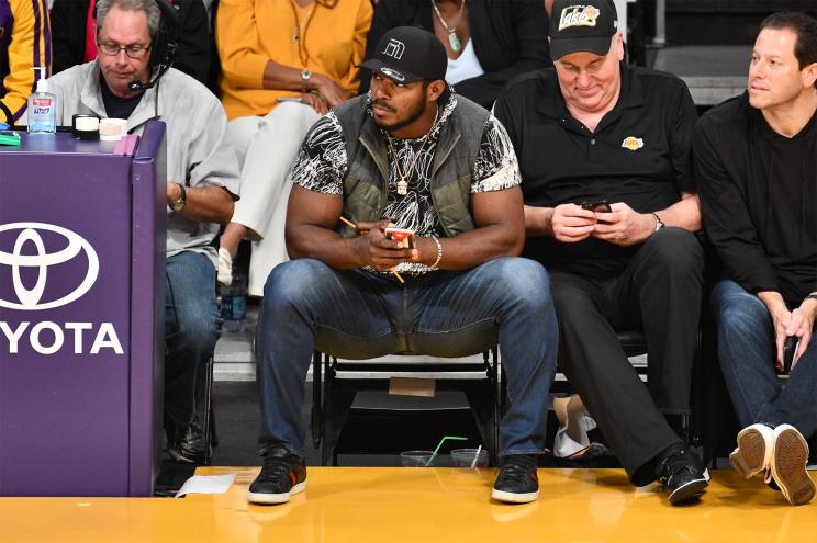 Yasiel Puig Staples Center Lakers