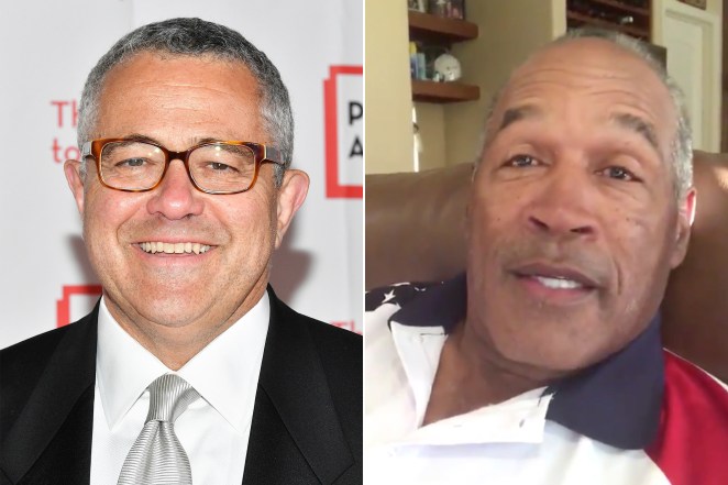 Jeffrey Toobin and OJ Simpson