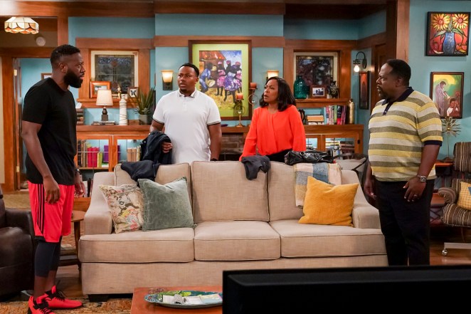 Sheaun McKinney (Malcolm Butler), Marcel Spears (Marty Butler), Tichina Arnold (Tina Butler) and Cedric the Entertainer (Calvin Butler).