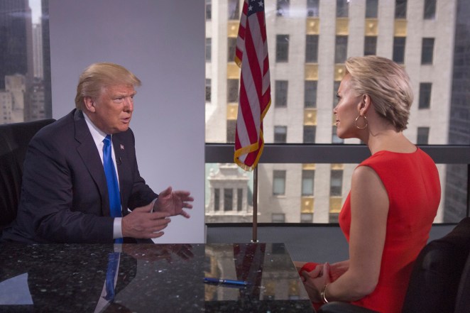 Donald Trump and Megyn Kelly