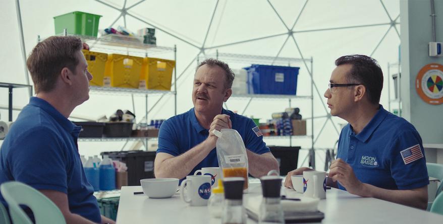 Tim Heidecker as Rook, John C. Reilly as Cap and Fred Armisen as Skip.