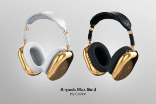 Caviar's gold-plated AirPods Max.