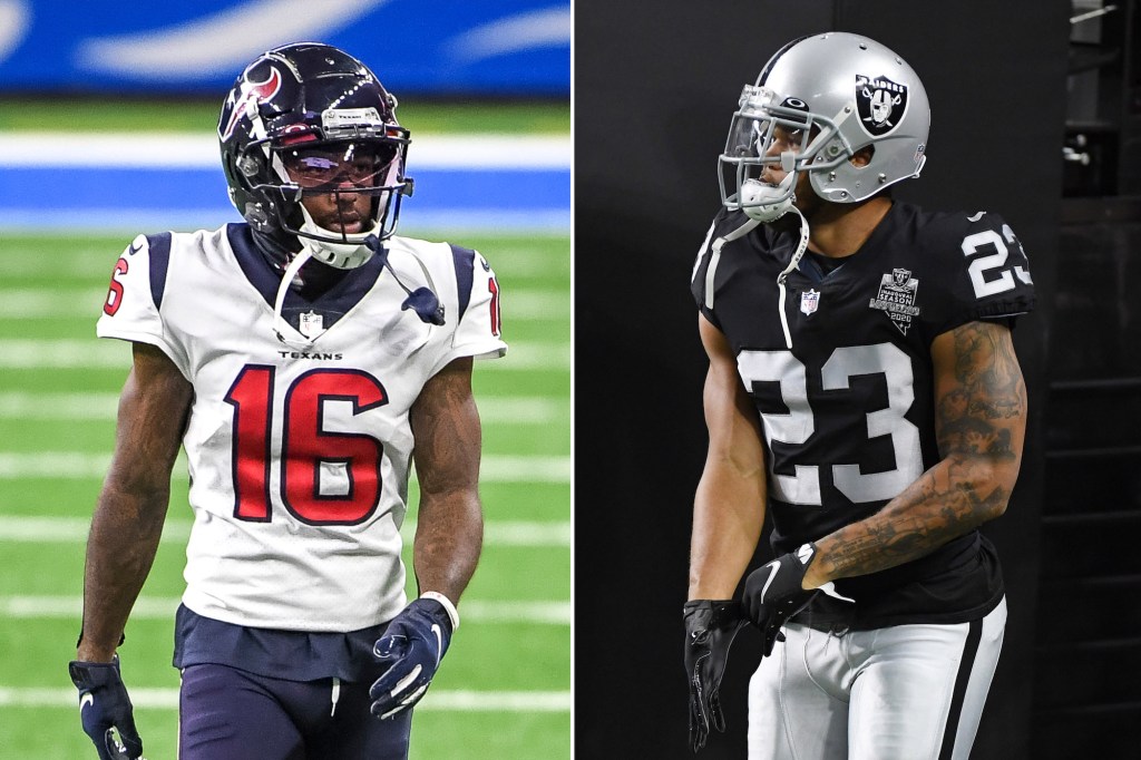 keke coutee, houston texans, devontae booker, las vegas raiders, 2020 week 13, waiver wire, fantasy football