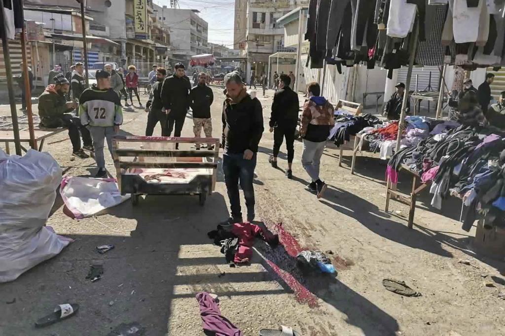 A rare suicide attack ripped through Tayaran Square in central Baghdad amid heightened political tensions on Jan. 21, 2021.