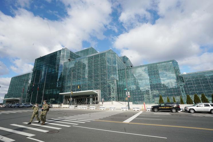 The Jacob Javits Center was previously used as a field hospital during NYC’s first COVID-19 outbreak in April, 2020.