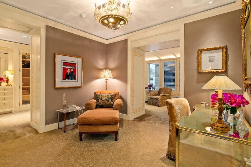 Interior of the 27th floor at the Ritz-Carlton Residences.