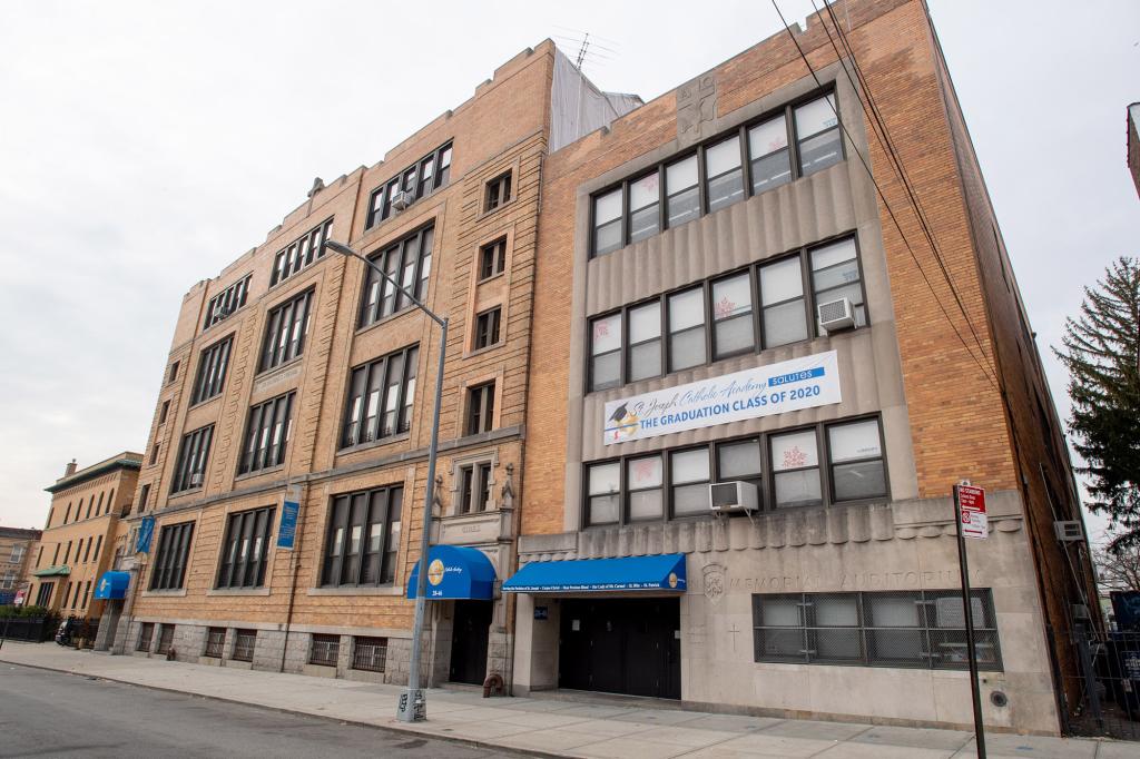 Saint Joseph's Roman Catholic Church and Academy in Queens is home to one of several pre-k programs that has been shuttered.