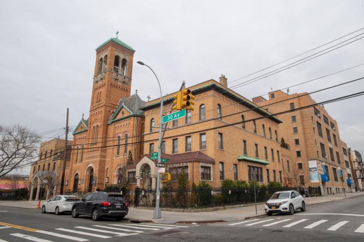 Saint Joseph's Roman Catholic Church and Academy in Queens is home to one of several pre-k programs that have been shuttered.