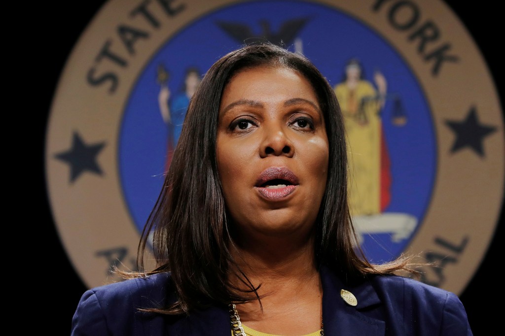 New York State Attorney General Letitia James