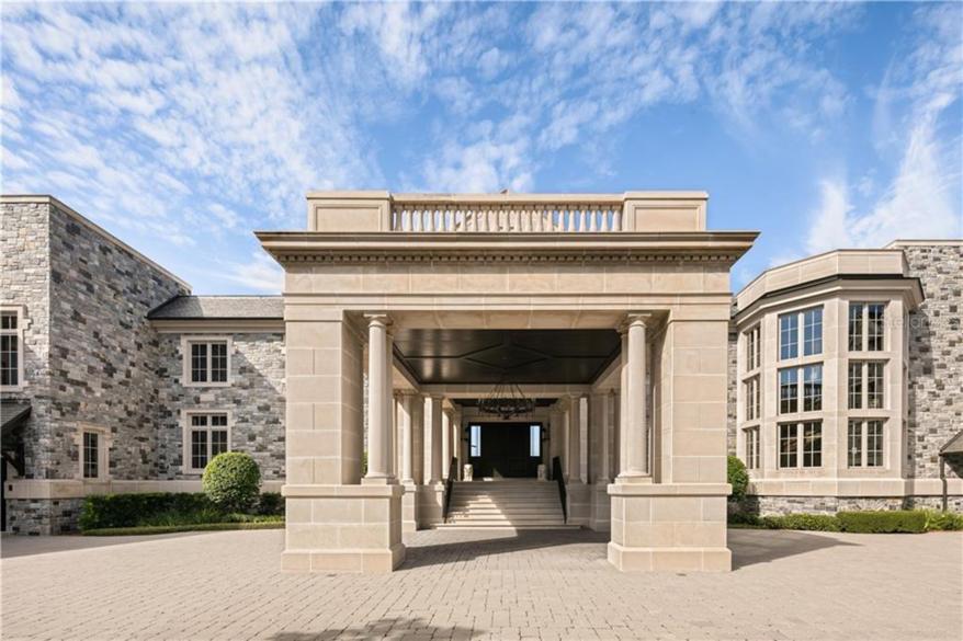 A grand entrance.