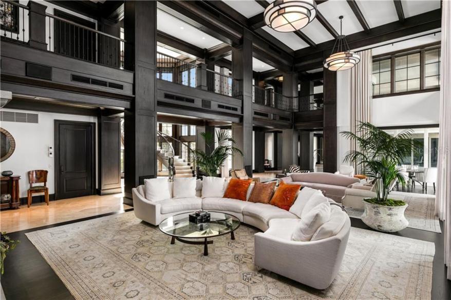 The home comes fully furnished.